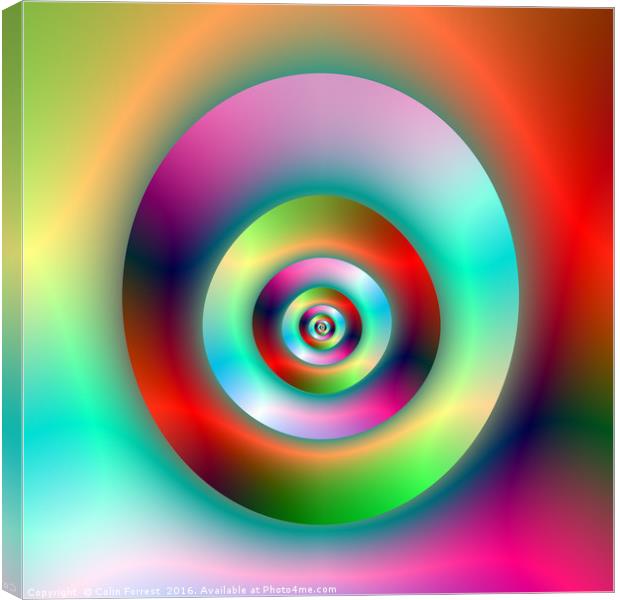 Torus Without and Within the Hole Canvas Print by Colin Forrest