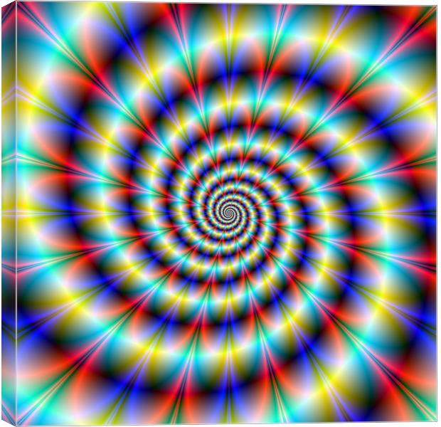Psychedelic Twist Canvas Print by Colin Forrest
