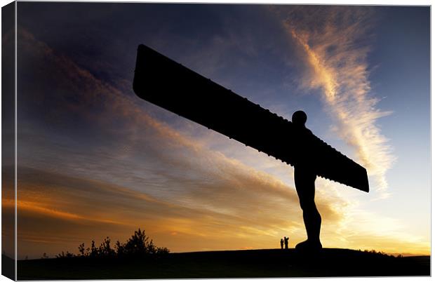 The Angel of the North Canvas Print by Dave Hudspeth Landscape Photography