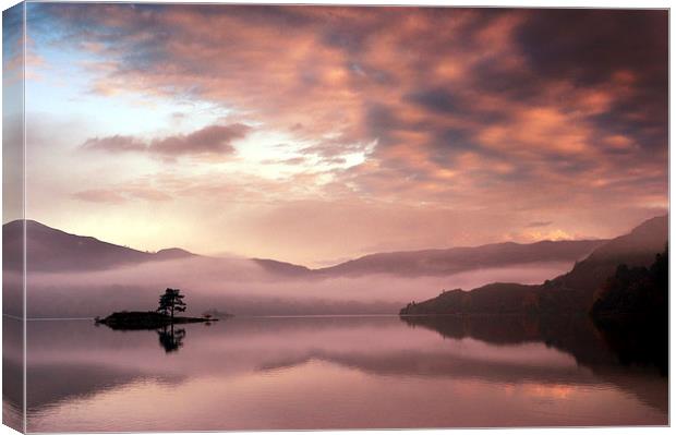 Ullswater Sunrise Canvas Print by Dave Hudspeth Landscape Photography