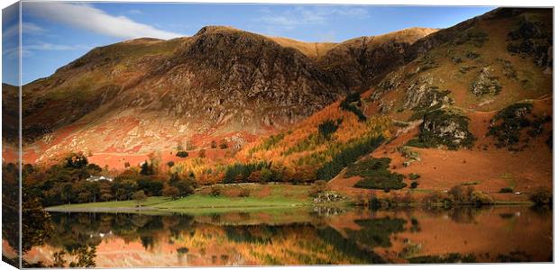 Buttermere Canvas Print by Dave Hudspeth Landscape Photography