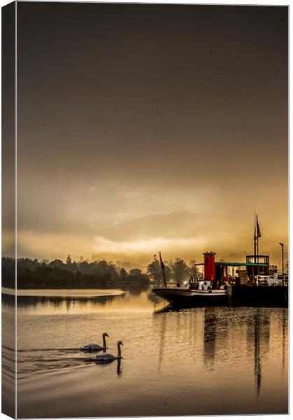 Glenridding Dawn, Cumbria Canvas Print by Dave Hudspeth Landscape Photography