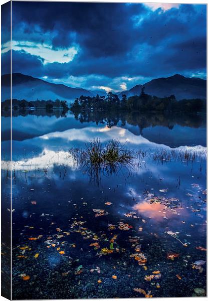 Blue Morning Canvas Print by Dave Hudspeth Landscape Photography