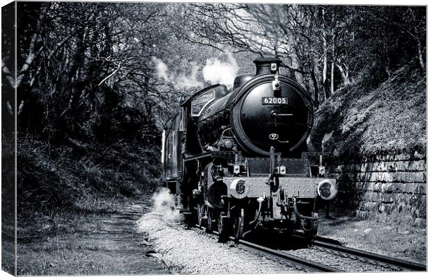 K1 62005 on the North Yorsk Moors Railway Canvas Print by Dave Hudspeth Landscape Photography