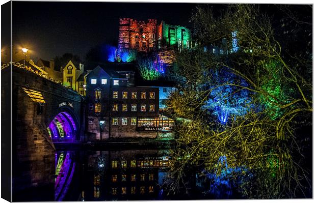 Durham Castle Canvas Print by Dave Hudspeth Landscape Photography