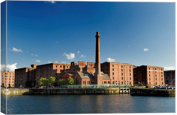  The Albert Dock, Liverpool Canvas Print by Dave Hudspeth Landscape Photography