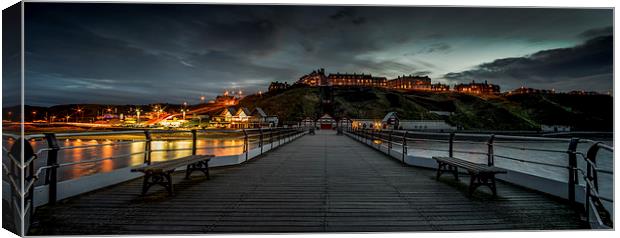  Saltburn by the Sea, Panoramic Canvas Print by Dave Hudspeth Landscape Photography