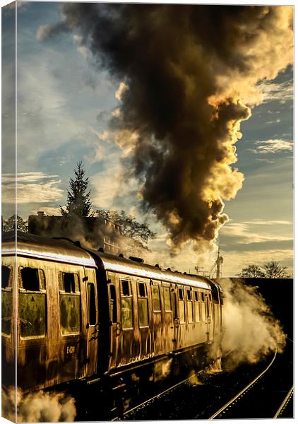 Steaming Ahead  Canvas Print by Dave Hudspeth Landscape Photography
