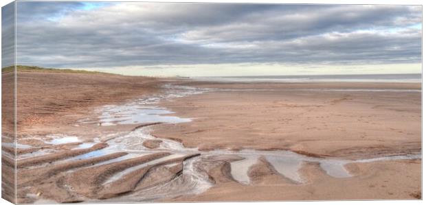 Huttoft Beach  Canvas Print by Jon Fixter