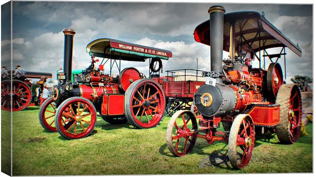 The Colour Red Engines Canvas Print by Jon Fixter