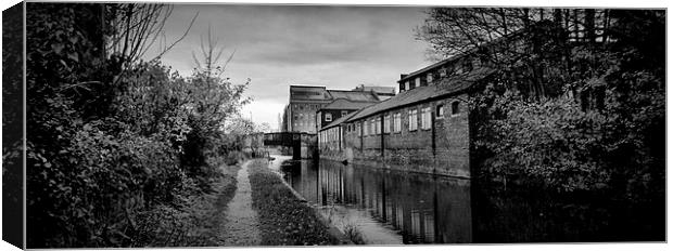Down by the old canal Canvas Print by Jon Fixter