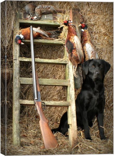 The Pride of a game keeper Canvas Print by Jon Fixter