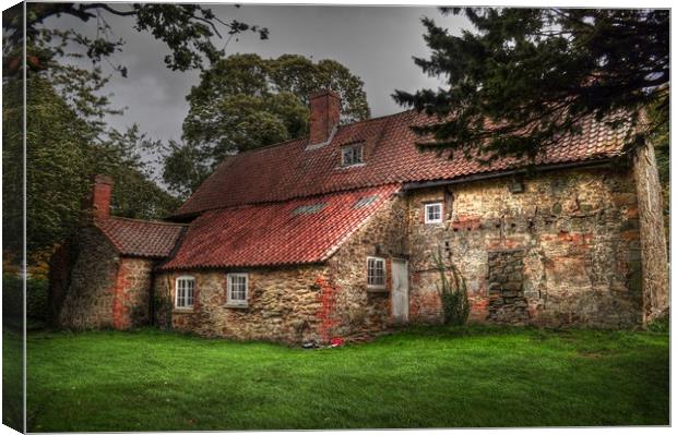 The Old  cottage Canvas Print by Jon Fixter