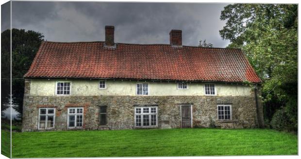 Old cottage - Nunnery Canvas Print by Jon Fixter