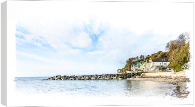 Bay view house defences Canvas Print by Ian Johnston  LRPS