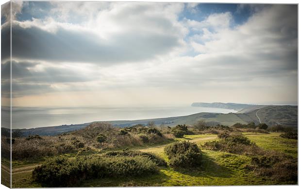 sunlight landscape Canvas Print by Ian Johnston  LRPS