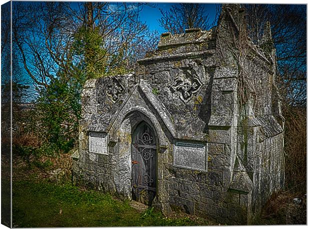 The Old Graveyard Canvas Print by Ian Johnston  LRPS