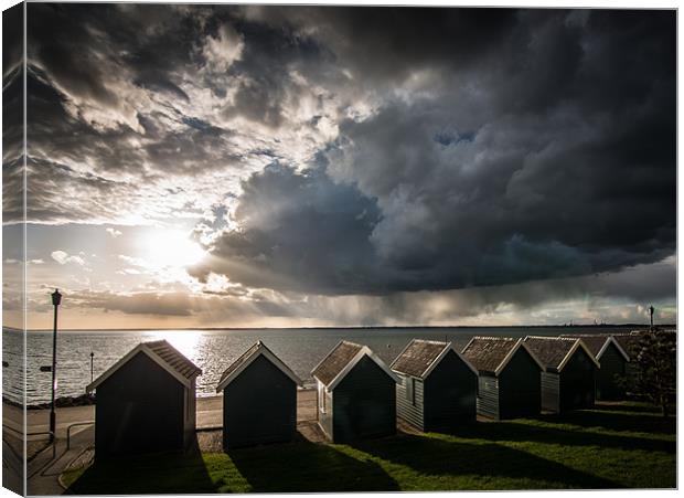 Watching the Approaching Storm Canvas Print by Ian Johnston  LRPS