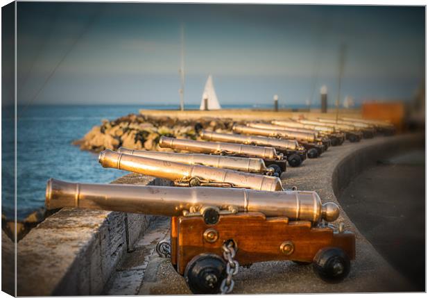 Race Starting Cannons Canvas Print by Ian Johnston  LRPS
