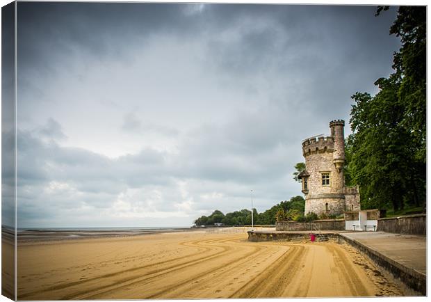 Folly on the Beach Canvas Print by Ian Johnston  LRPS