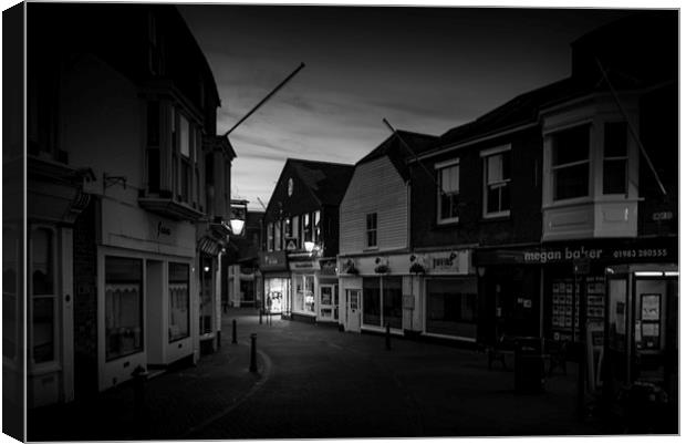 Evening light in West Cowes... Canvas Print by Ian Johnston  LRPS