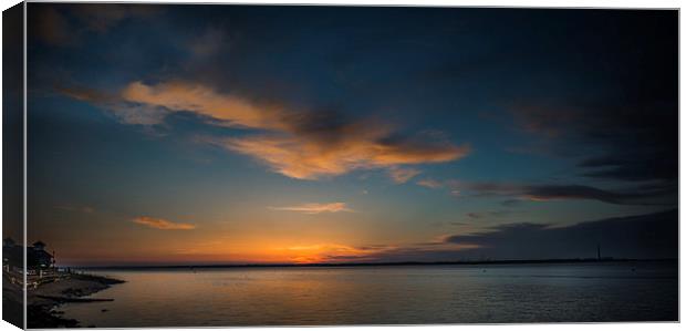 Island Sunset Canvas Print by Ian Johnston  LRPS