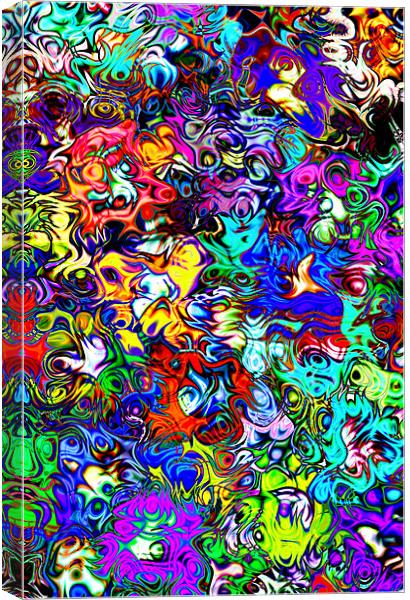 Monsters in my Head Canvas Print by iphone Heaven