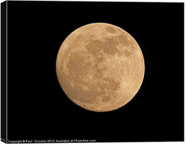 Full Moon Canvas Print by Paul Scoullar