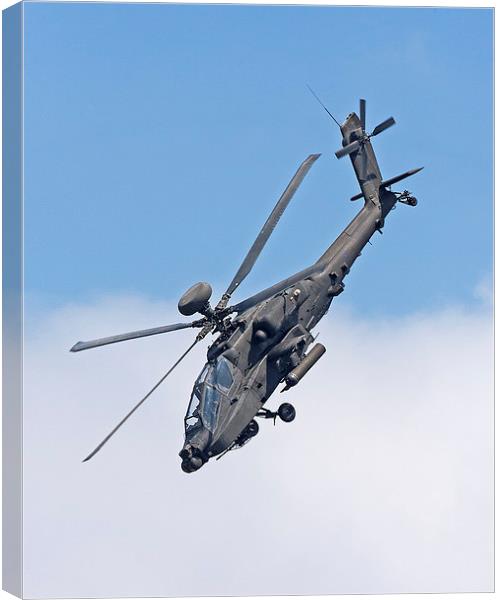 Apache Helicopter Canvas Print by Paul Scoullar