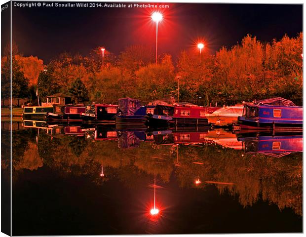  The moorings Canvas Print by Paul Scoullar