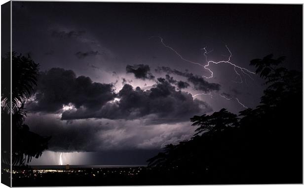 Night Storm Canvas Print by