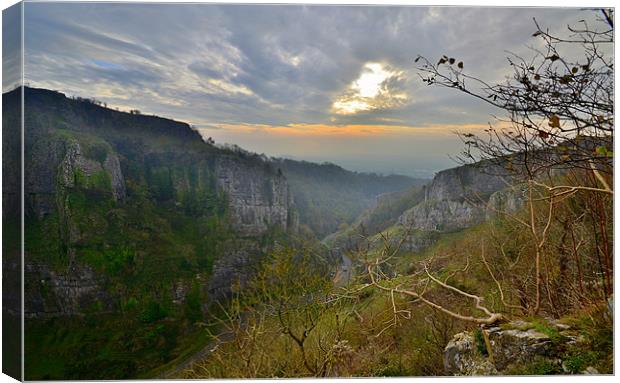 Somerset: Cheddar Gorge Canvas Print by Rob Parsons