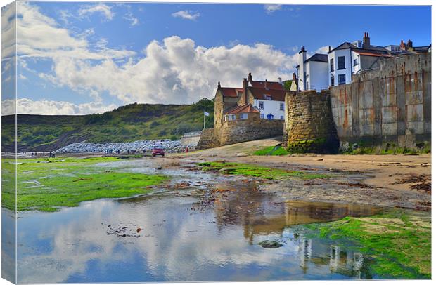 Yorkshire: Robin Hoods Bay Canvas Print by Rob Parsons