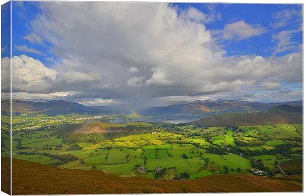 The Lake District: Storm Cloud Canvas Print by Rob Parsons