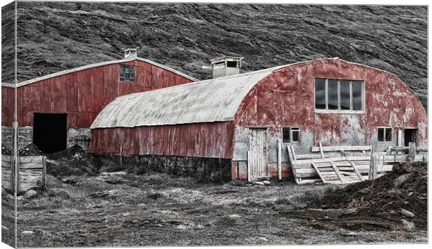 Quonset Hut Canvas Print by Mary Lane