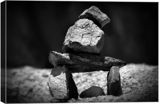 Inukshuk Canvas Print by Mary Lane