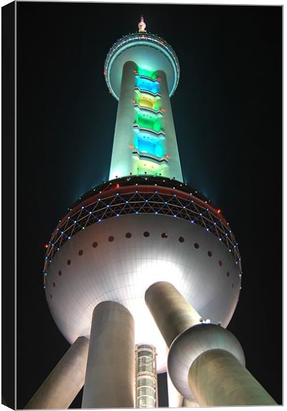 Pearl Tower Canvas Print by Mary Lane
