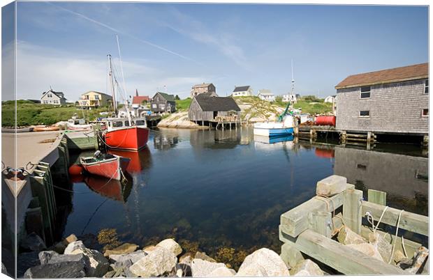 Peggys Cove Canvas Print by Mary Lane