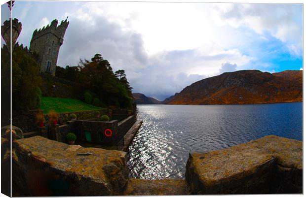 Glenveagh Castle Canvas Print by Kim McDonell