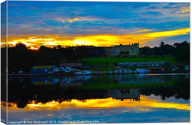 Lough Erne or Loch Erne Canvas Print by Kim McDonell