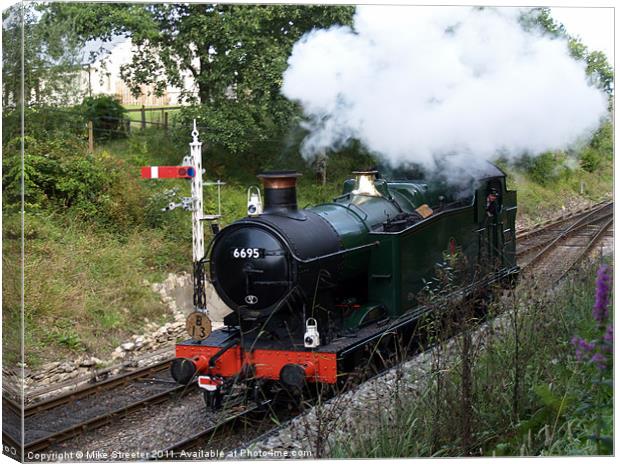 GWR Steam Canvas Print by Mike Streeter