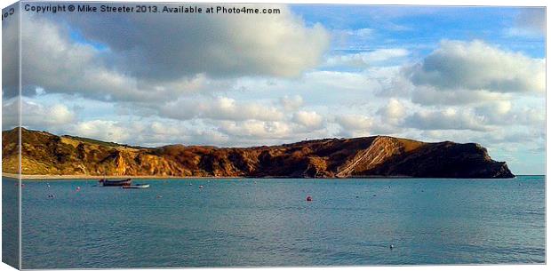 Lulworth Cove Canvas Print by Mike Streeter
