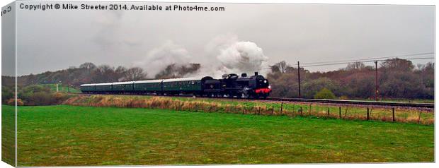 U Class steam Canvas Print by Mike Streeter