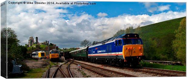 Two 50s and a HST Canvas Print by Mike Streeter