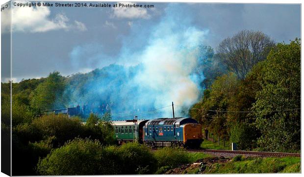 Smokey Deltic Canvas Print by Mike Streeter