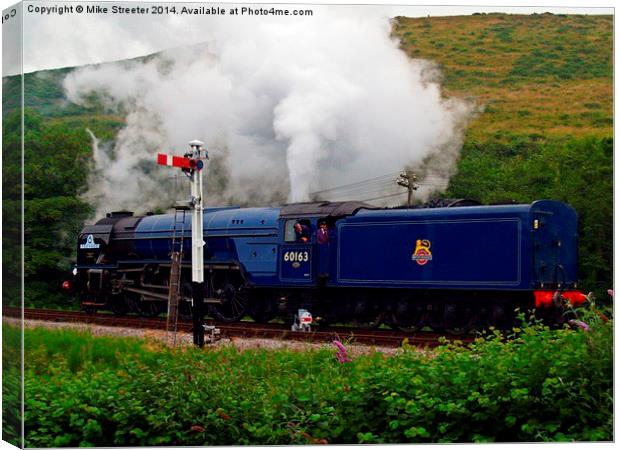  A1 Pacific 60163 Tornado Canvas Print by Mike Streeter