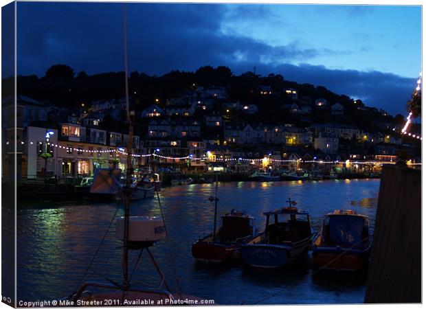 Looe Canvas Print by Mike Streeter