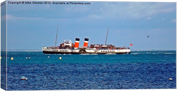  PS Waverley Canvas Print by Mike Streeter