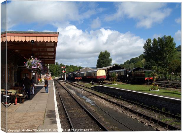 Buckfastleigh Station Canvas Print by Mike Streeter