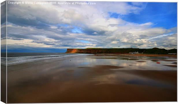   Cuppachino Beach  Canvas Print by Marie Castagnoli